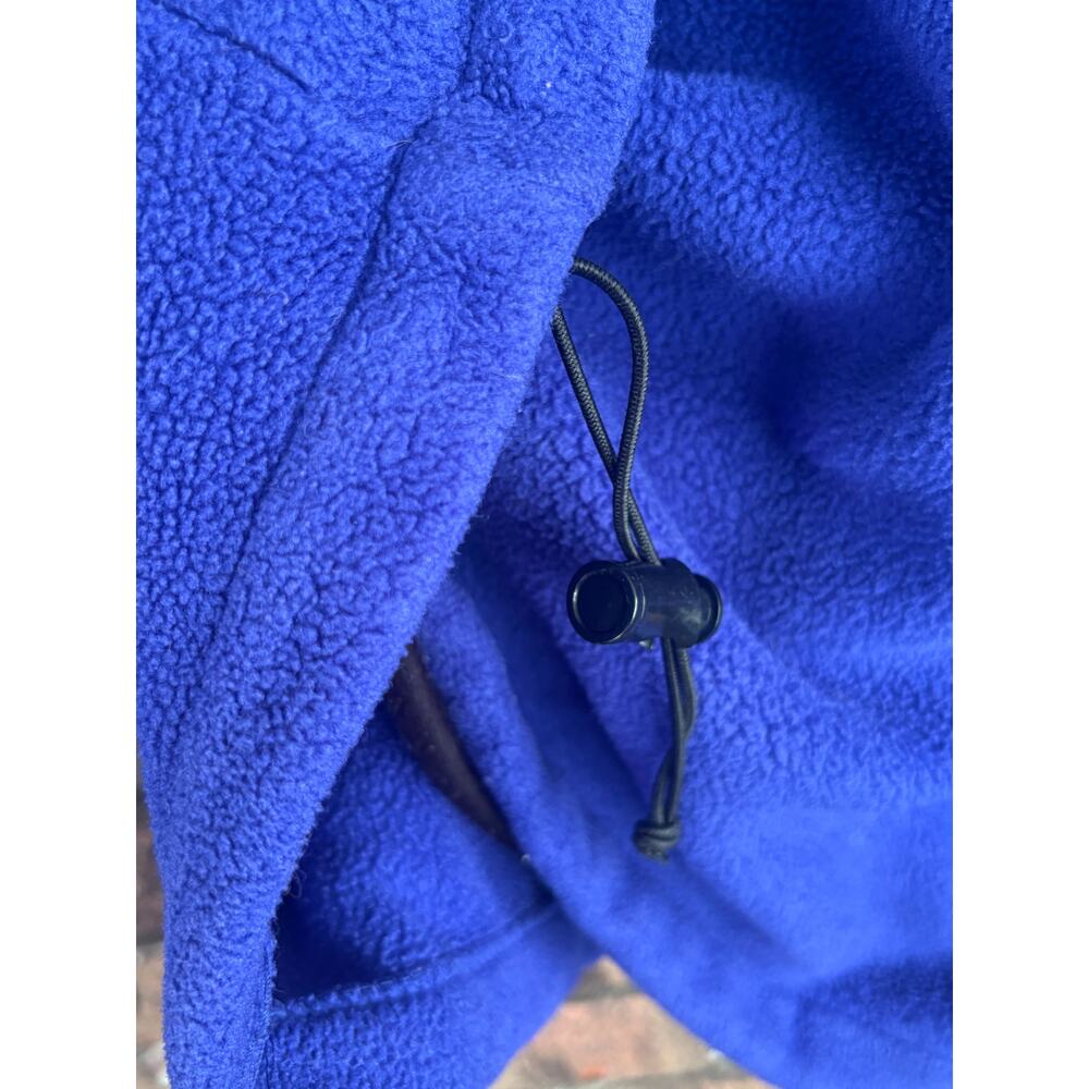 North Face Womens Vintage Fleece Jacket L Snap Blue Purple Outdoors Camp Hike - Picture 5 of 7